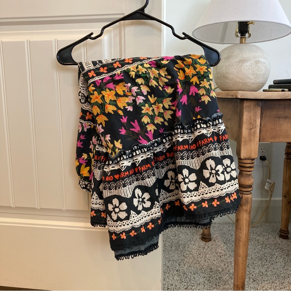 Farm x Anthropologie Tiered Skirt